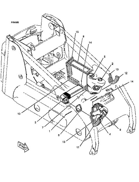 cat skid steer door parts diagram|cat 259d3 parts diagram.